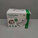 Medisana Hand Massager with Heat and Compression, Cordless Hand Massager for Arthritis and Carpal Tunnel Relief, Knuckle Stretching Massage, Birthday Christmas Gifts for Men Women Dad Mom-White