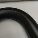 Room Darkening Curtain Rod, Wrap Around Design, Extra-Thick 1-Inch Diameter Single Drapery Rod, Extendable Metal Rod Set for the Blackout Curtains and Sheer (Matte Black, 28-48")