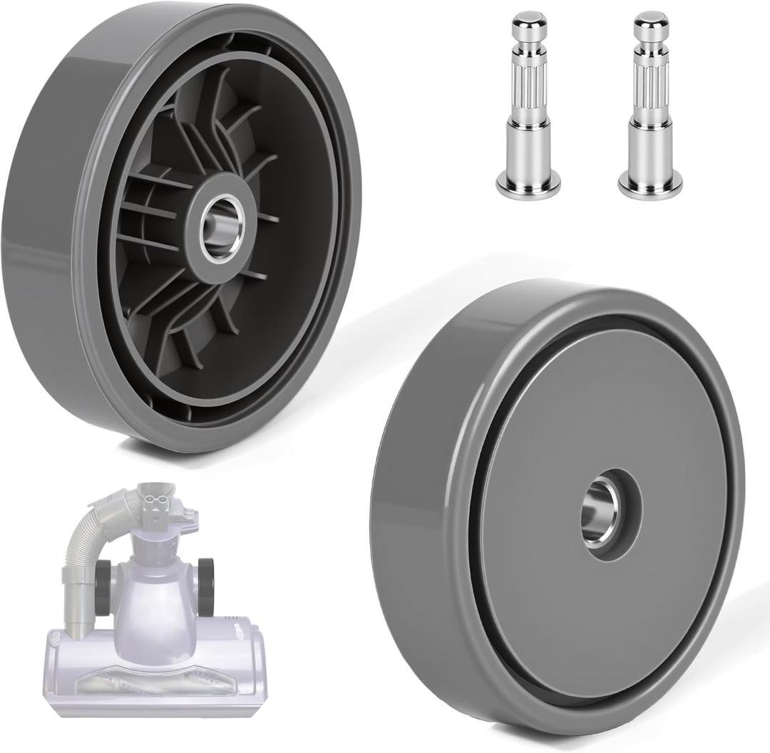 Vacuum Wheels Replacement Part Compatible with Shark Navigator Lift-Away NV350 NV351 NV352 NV353 NV360 NV370 NV380 NV42 NV22 NV27 Left and Right Bottom Vacuum Cleaner Accessories Replace Wheel
