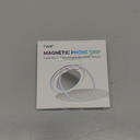 Typecase Magnetic Phone Grip: Ultra Thin Cell Phone Ring Holder - Adapter Ring Included - Adjustable Finger Ring Kickstand Compatible with Phone Tablets - Purple Glitter