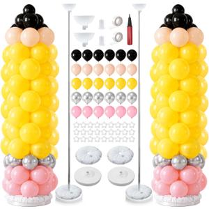 193Pcs Back to School Balloon Arch Kit, Balloons with Pencil Balloons, Welcome Back to School Decorations, Themed Party Decorations for Classroom, Teacher Party, Pre K Graduation Celebration