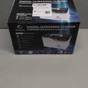 LifeBasis Ultrasonic Cleaner, Professional 45kHz Ultrasonic Jewelry Cleaner 20 Ounces (600ML) with Digital Timer, Watch Holder Ultrasonic Glasses Cleaner for Rings, Coins, Watches, Dentures, Silver