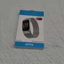 WITHit Stainless Steel Mesh BAND-For Use With FITBIT CHARGE 5~ Black- BAND ONLY