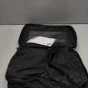 BAGAIL 6 Set Compression Packing Cubes Travel Accessories Expandable Packing Organizers (Square Mesh, 06Black)