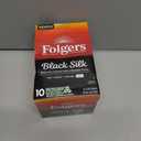 Folgers Black Silk Coffee, Dark Roast, Keurig K-Cup Pods, 10 Count Box (EXP 05/09/26)