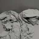 COOFANDY Men 2 Piece Linen Outfit Beach Button Down Shirt Casual Loose Pant Sets (X-Large, Light Green)