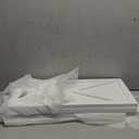 Christmas Tree Collar Box, Natural Wooden White Tree Collar, Tree Skirt Xmas Tree Stand Base Cover for Christmas Trees Decoration, 17" L