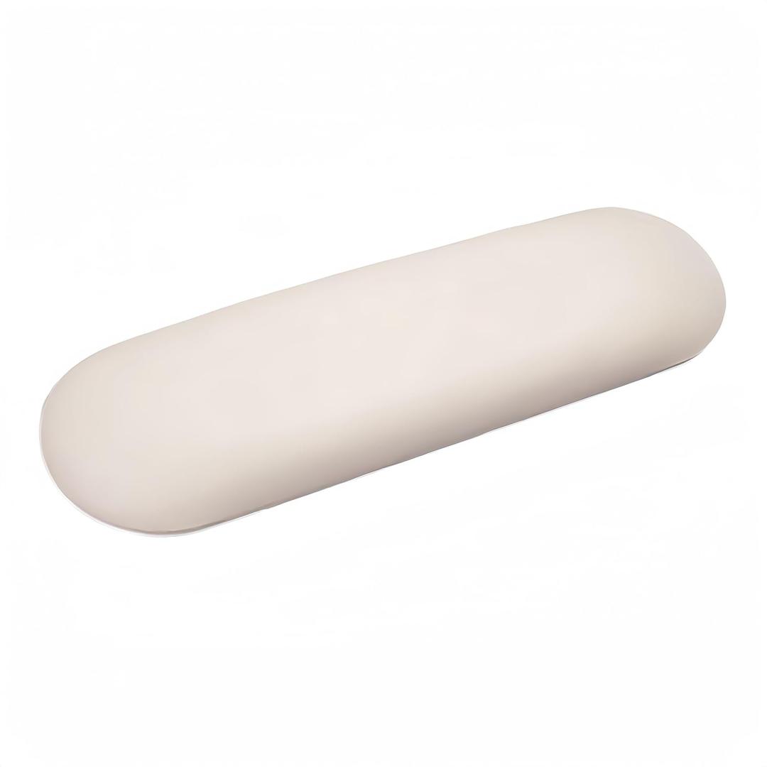 TANG SONG 15.7" 1PC Sponge Manicure Hand Rest Pillow Nail Stand Hand Holder Nail Table Manicure Armrest Cushion (Cream Yellow)