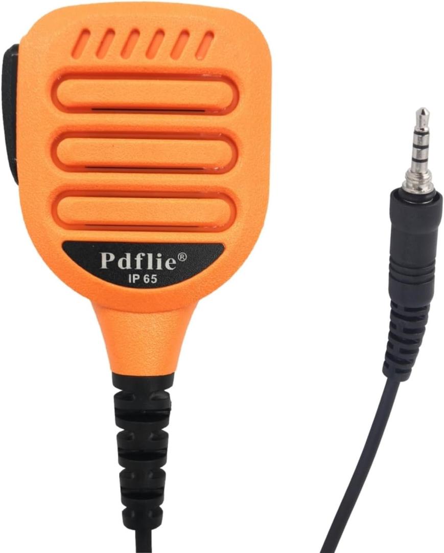 IP65 Waterproof Shoulder Microphone for Vertex VX-6R VX-7R VX-120 VX-170 FT270 Yaesu Standard Horizon HX890 HX400 HX40 Walkie Talkies