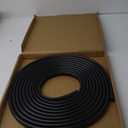 018-338-BLK RV Secondary Slide-in Seal, RV Rubber Seal Replacement for RV Camper Trailer Slideout System,13/16'' x 11/16'' x 30' -Black