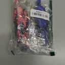 4PCS Assembled Titan T-13 Action Figures Set Lucky Dummy Nova 13 Action Figure Robot Anime Stick Figures Fidget Toys for Boys Multi Movable Joints Gifts Toys for Kids (Black+Blue+Golden+Red)