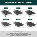 Bunkie Board King Size(76x80) - Premium 10mm Hollow Plastic Bunkie Boards for Under Mattress,Heavy-Duty Support,Breathable,Low Profile,Noise Minimizing,Moisture Resistant Foundation