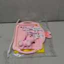 WESADN for iPad 10th Generation Case 10.9 Inch 2022 Kids Girls for iPad A16 Case 11th Gen 11 Inch 2025 with Screen Protector Shoulder Strap Kickstand Keychain Cute Rabbit Silicone Tablet Cover,Pink