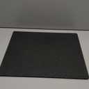 Natural Black Granite Cutting Board for Kitchen, Black Stone Pastry Borad 16x12x0.5 Inch, with Non-Slip Feet, for Serving, Baking, and Tempering Chocolate.