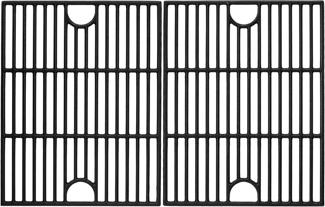 13 x 17 Cast Iron Cooking Grate for Nexgrill 4 Burner 7200830H 7200783E Expert 7200789H 7200789C, 5 Burner 7200888N 7200888S, 17 Inch Grids Replacement for Kenmore 41516106210 Uniflame GBC981
