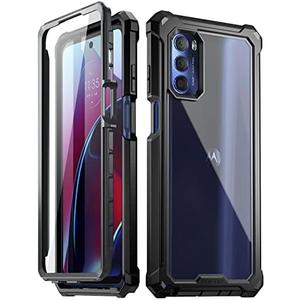 Poetic Guardian Series Case Designed for Motorola Moto G Stylus 2022 4G Model # XT2211, [6FT Mil-Grade Drop Tested], Full-Body Hybrid Shockproof Bumper Cover with Built-in Screen Protector, Black