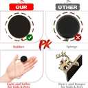 2 x 4 Pack Christmas Stocking Holders,Gnome Metal Stockings Hangers Multiple Uses Hanging Hooks Stocking Holders Bases for Fireplace Xmas Christmas Decor