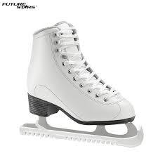 Skate Guards, 2 Pairs Portable Skate Guards, Kids Ice Skate Blade Covers, Adjustable Ice Skate Blade Protector, for Hockey Skates Figure Skates Ice Skates White