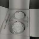 Kakanuo Cordless Table Lamp Rechargeable White - KK 2 Pack 5000mAH Battery Operated Lamp for Table, 3 Color Stepless Dimming Wireless Lamp for Kitchen Counter, Outdoor Patio, Touch Control (2 Pack 14in - Circle Shade)