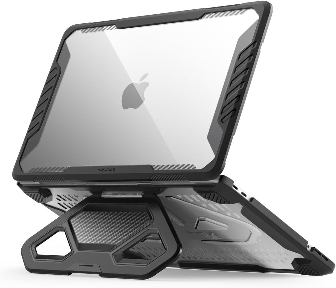 SUPCASE for MacBook Neo 13 Inch Case with Stand 2026 (Unicorn Beetle Pro), Model A3404 (A18 Pro Chip) Military-Grade Protection Heavy Duty Hard Shell Protective Cover for MacBook Neo 13", Black