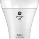 GE Lighting 105645 1.9W LED Horticultural Grow Light Bulb for Seeds & Greens White - A19 Shape