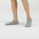 MONFOOT Men's/Women's 4-10 Pairs Cotton Cushion Low Cut Ankle Socks, Multipack