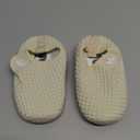 FEETCITY Baby First Walking Shoes Wide Baby Shoes Infant Sneakers Newborn Crib Shoe Barefoot Lightweight Slip On Shoe (Beige) Size: 12-18 Months Infant