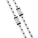 [2 Pack] MGN9 550mm Linear Sliding Rail Guide with 2pcs MGN9H Linear Bearing Sliding Carriage Block for 3D Printer and CNC Machine