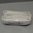 Small Basket, Set of 3 Small Woven Baskets, Cotton Rope Baskets for Organizing, Cute Mini Tiny Baskets for Nursery, Decorative Boho Round Storage Basket Bathroom Organization Bin (White)