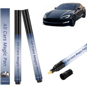 2PCS All Cars Magic Pen, Quick Fix for Scratches and Paint Dmg,Magic Car Scratch Removal Pen,Fits All Car Colors.