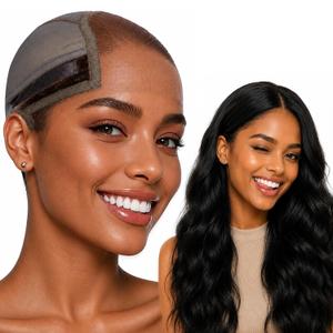 HD Lace Wig Grip Cap for Women Non Slip 4×5 Adjustable Elastic Wig Caps(Brown)