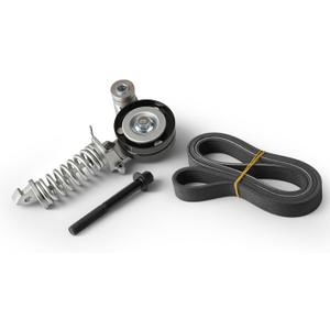 Belt Tensioner and Serpentine Belt Kit for Buick Encore Fit for Chevrolet Trax for Sonic 2013-2018 L4 1.4L, Serpentine Belt Drive Component Kit OE# 38344