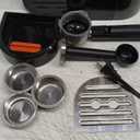 KRUPS Stainless Steel Espresso Machine: 15-Bar Pump Pressure, Milk Frother for Cappuccino and Latte, Fast Pre-Heat, 2-Cup Capacity, Cup Warmer, Easy Cleaning, 1350W, Silver