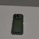 BXYJY for iPhone 17 Pro Max Wallet Case, Credit Card Holder (4-5 Cards), Slide Lens Cover, Military Drop Protection, Rugged Heavy Duty Women Men Protective Phone Case for iPhone 17Pro Max 6.9", Green