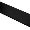SSWBasics Laminated Black Melamine Shelf Board, 48L x 12W, Durable and Sleek Cabinet Replacement Shelves, Sturdy and Stylish Shelf Boards for Retail, Thrift, Business, Home, or Office
