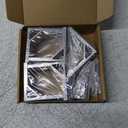 10 Sets 2020 Aluminum Extrusion Corner Brackets, Strong Heavy Duty L Shape Brackets with 40pcs M5 T-Slot Nuts, Screws, Gasket and Wrench (Silver)