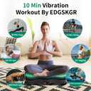 Vibration Plate Exercise Machine for Whole Body Workout, Professional Vibrating Plate with 330lbs Capacity, 5 Preset Programs & Bluetooth for Home Office Lymphatic Drainage & Weight Loss