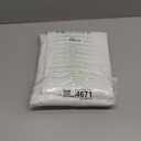 NICETOWN 100% Blackout Kitchen Curtain Panels, Cold and Full Light Blocking Drapes with Black Liner, 48 Inches Drop Thermal Insulated Draperies for Cafe (White, 2 Pieces, 37 inches Wide Each Panel)