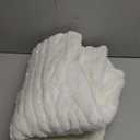 Christmas Tree Skirt 48 Inch Snowy White Thick Faux Fur White Tree Skirts Snowy & Thick for Xmas Year Party Holiday Home Decorations (Large)