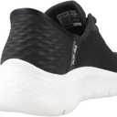 Skechers Women's Go Walk Flex Hands Free Slip-Ins - Grand Entry Sneaker, Black/White, 10 Narrow US