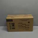 8 PCS Glass Meal Prep Containers with Lids, Airtight 3 Cup Glass Storage Containers Set, Round Deep Soup Containers with Lids for Leftover, Microwave, Dishwasher, and Freezer Safe (6pc)