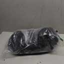 4Knines Dog Seat Cover for Back Seat, Heavy Duty Waterproof Rear Seat Protector for Large Trucks, SUVs, Cars -Fits 60/40 Split Bench with Middle Seat Belt, Non-Slip Backseat Cover (Extra Large, Black)