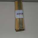 Deco Window 2 Pcs Endcap Extendable Brown Curtain Rods 36" to 66" for Windows and Doors 1-Inch