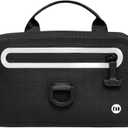 Floating Waterproof Fanny Pack with Extra-Long Adjustable Belt  Secure Waterproof Belt Bag for Phone, Passport, and Wallet, Ideal for Swimming, Kayaking, Boating, Beach, Fishing, Waterpark (Black)