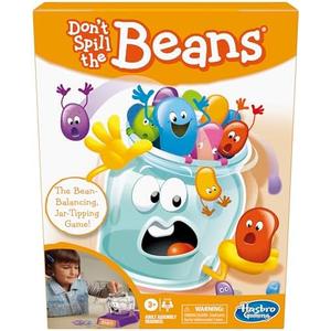 Hasbro Gaming Don't Spill The Beans Game for Kids, Easy and Fun Balancing Game for Children Ages 3 and Up, Preschool Games for 2 Players, Kids Board Games
