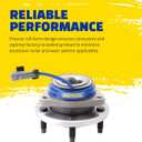 MOOG 513288 Wheel Bearing and Hub Assembly for Chevrolet Equinox