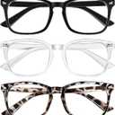 Blue Light Glasses, Anti-UV Gaming Glasses for Women, Men, Anti Eyestrain, Anti Reflection, Computer Rest Glasses for PC, Phone, Tablet, TV, Video Games, BW4, One Size, BW4