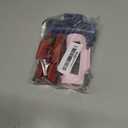 The Original Mello Hair Claw Clip Squishy Claw Clip Made in Korea Patent Pending 30021976 (Pink, Red, Blue, 3 Pack Medium)