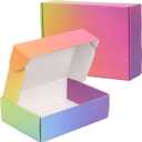7x5x2 Shipping Boxes for Small Business, Set of 30 Small Cardboard Box, Colorful Mailing Boxes for Shipping Packing