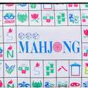 Jongyance Empty Mahjong Tiles Bag, Mahjong Bag for American Mahjong Tile Set (Case Only) (White)